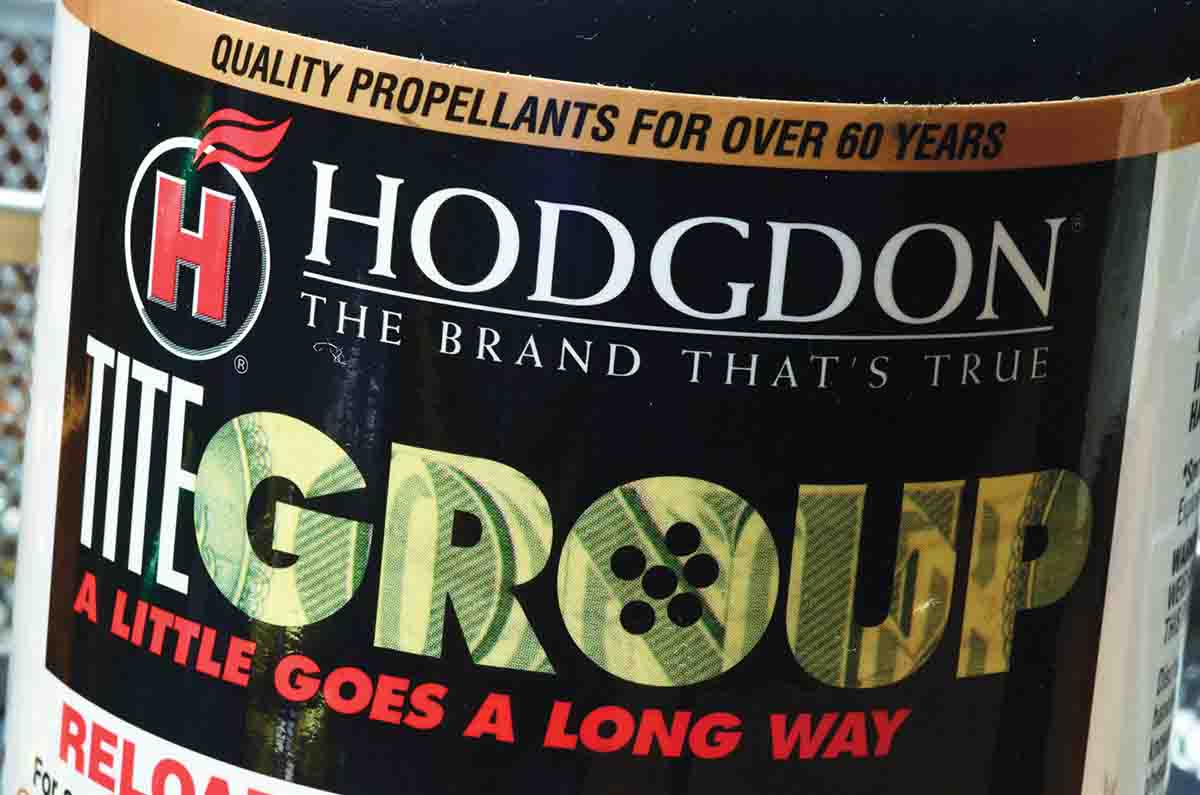 Hodgdon’s Titegroup delivered the most consistent results with four different bullet weights.